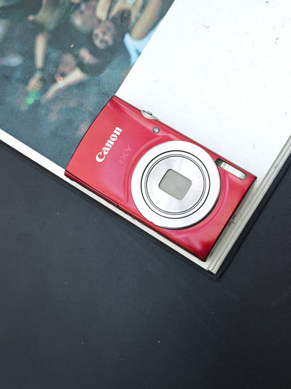 Used Canon IXY 200 red Digital Camera [No charger]