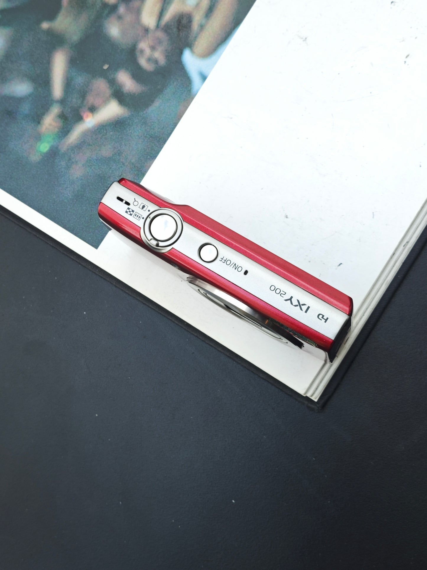 Used Canon IXY 200 red Digital Camera [No charger]