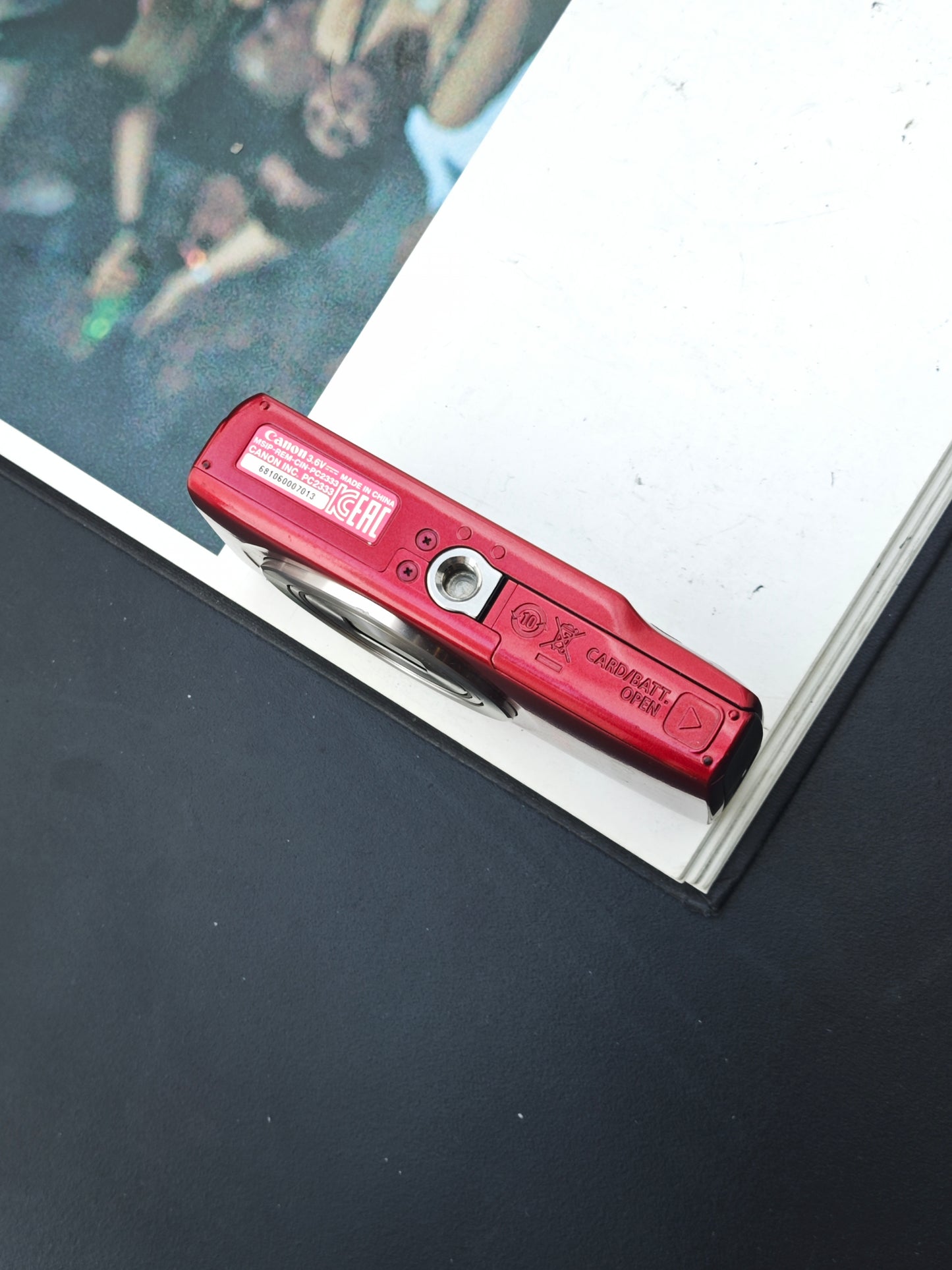 Used Canon IXY 200 red Digital Camera [No charger]