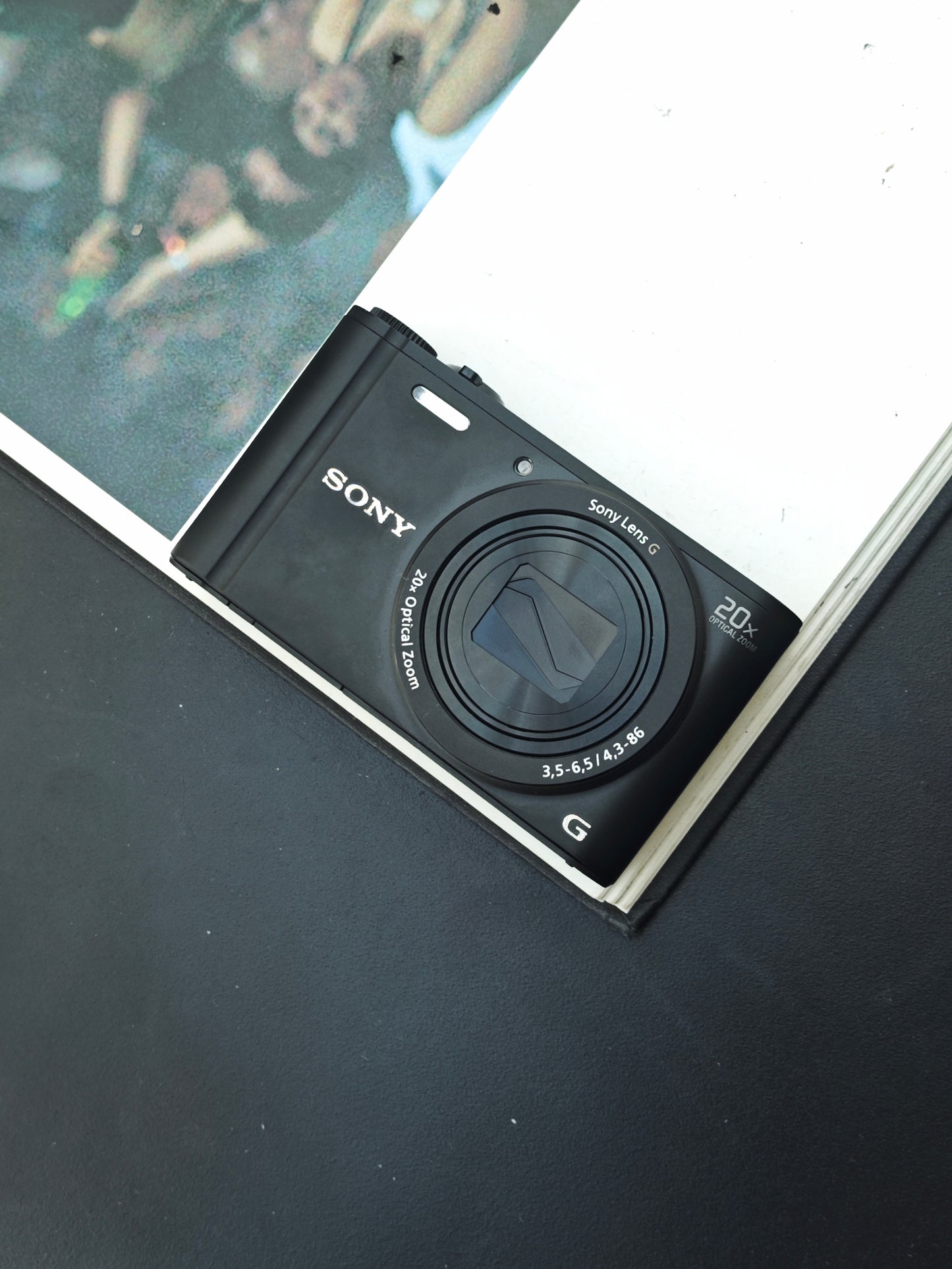 Used Sony Cyber Shot DSC-WX350 black Digital Camera [JPN only, No charger]