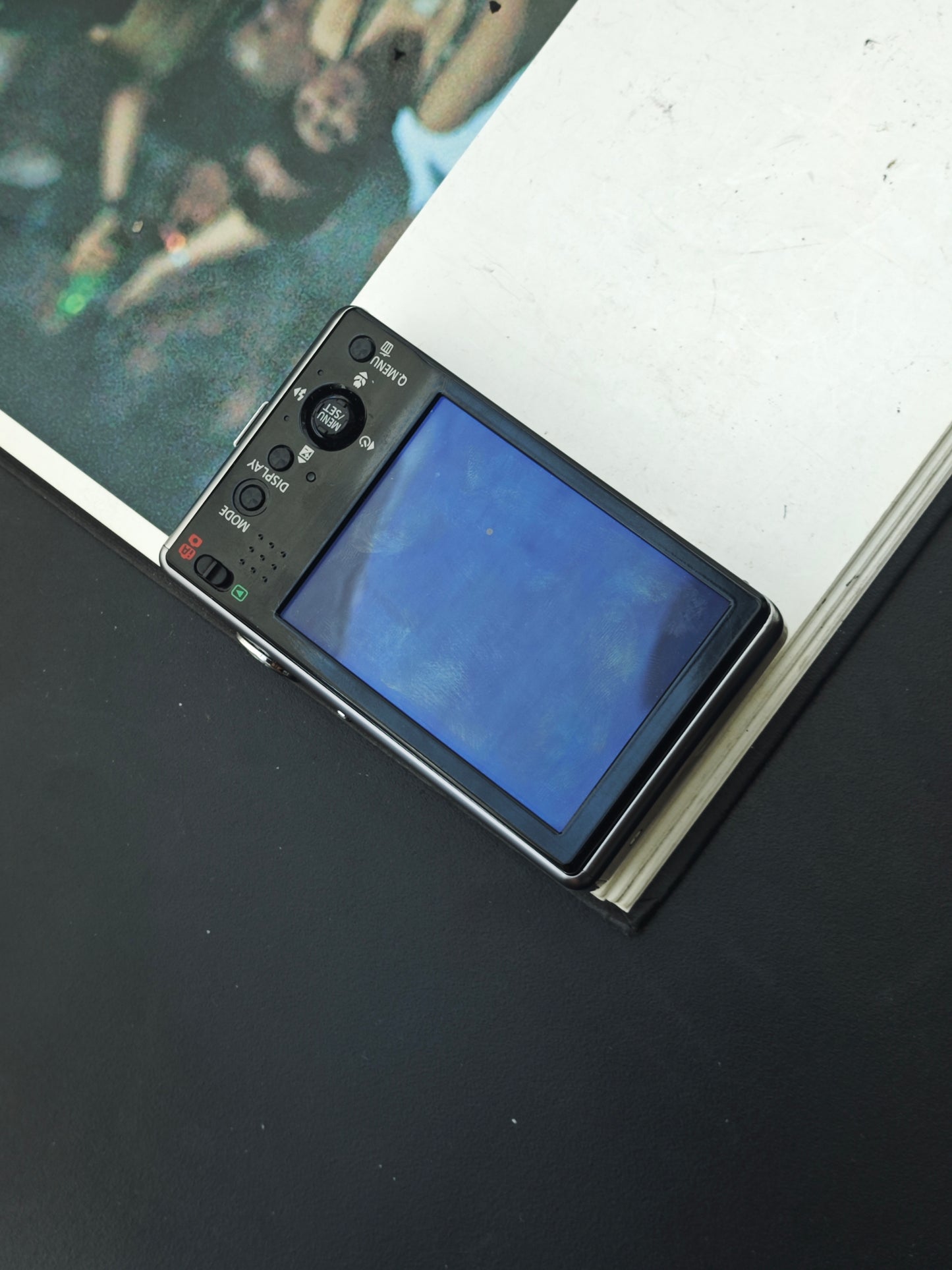Used Panasonic Lumix DMC-FX500 black Digital Camera [JPN only, No charger]