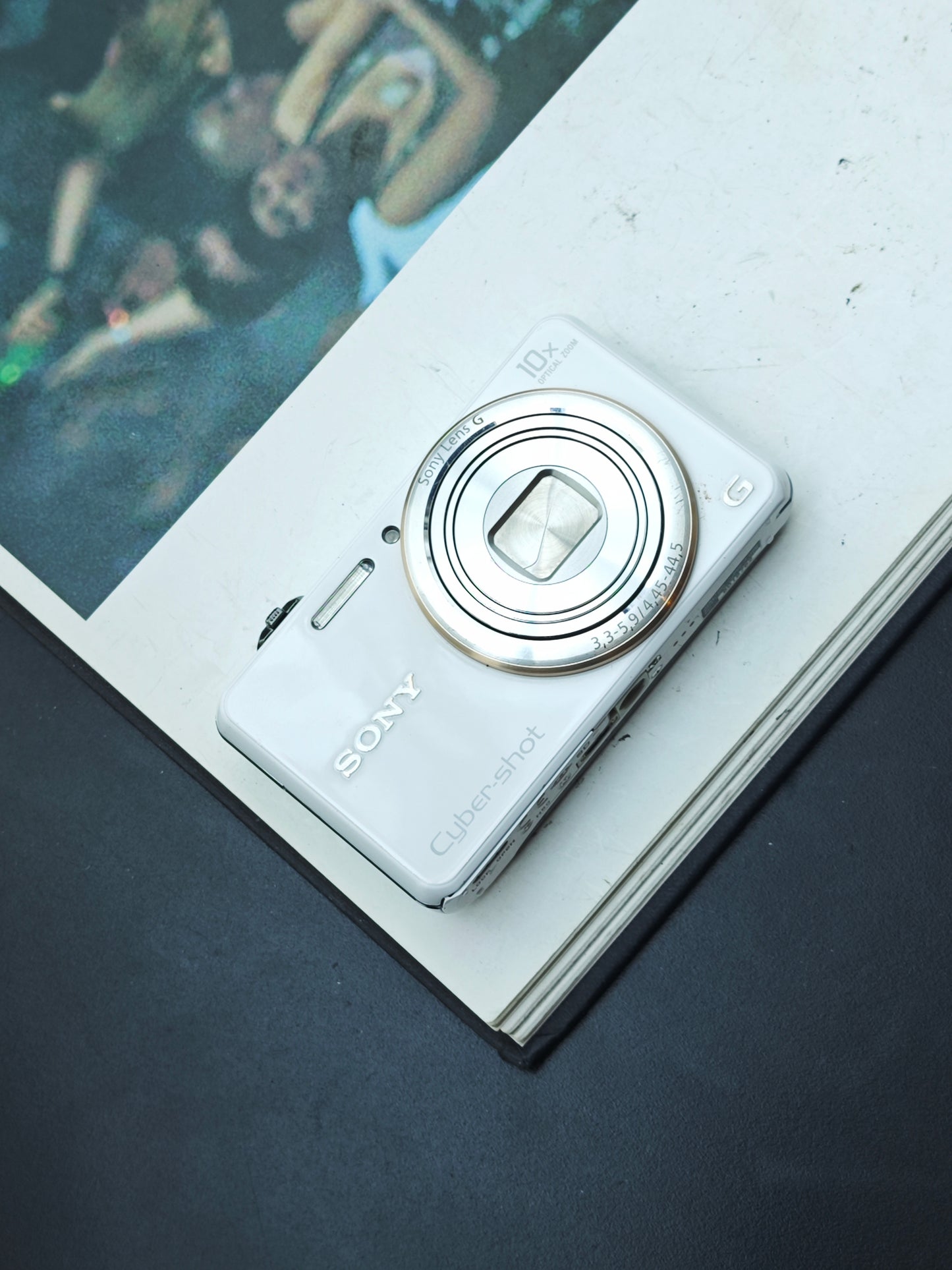 Used Sony Cyber-shot DSC-WX100 white Digital Camera [JPN only, No charger]