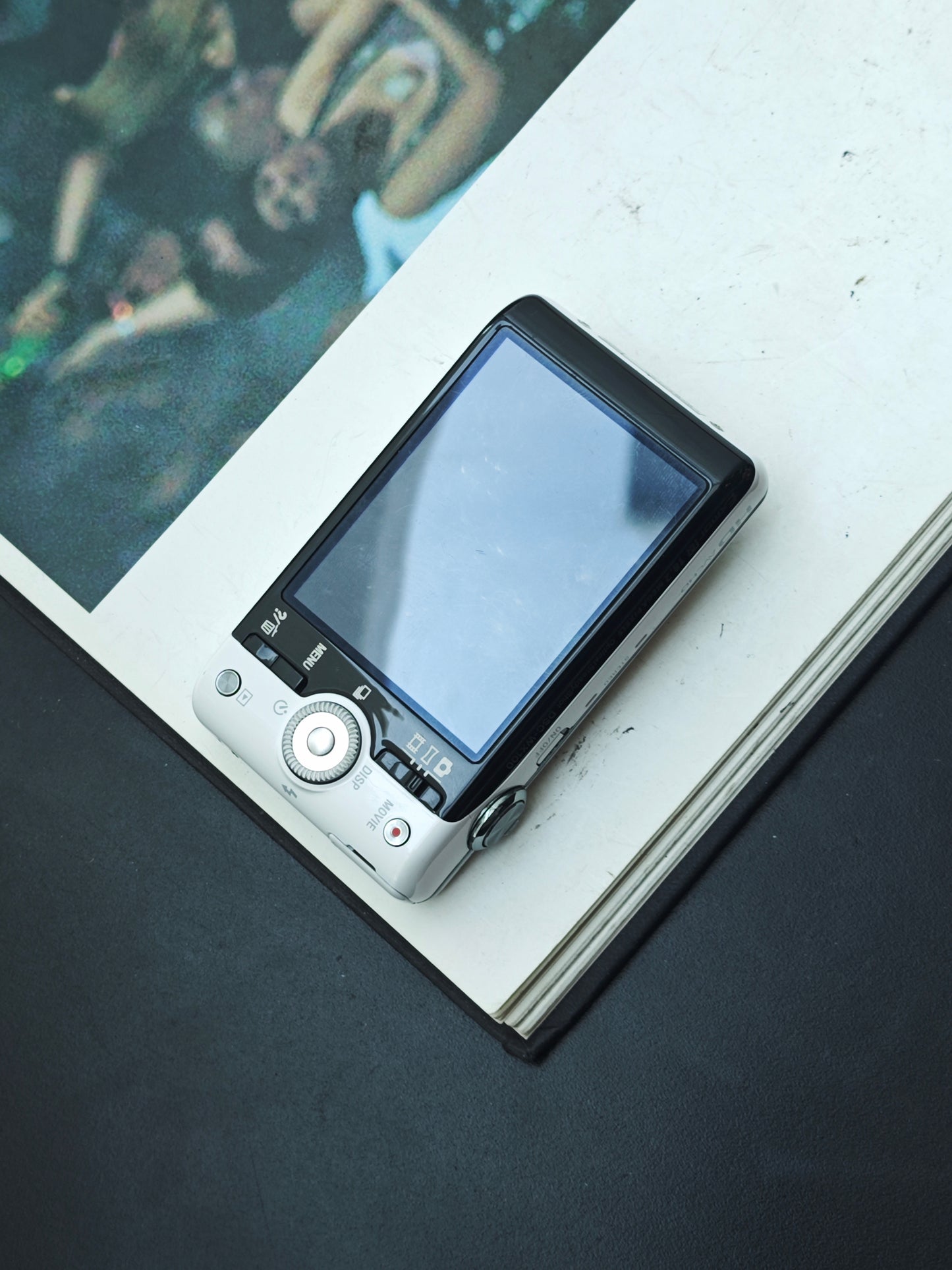 Used Sony Cyber-shot DSC-WX100 white Digital Camera [JPN only, No charger]