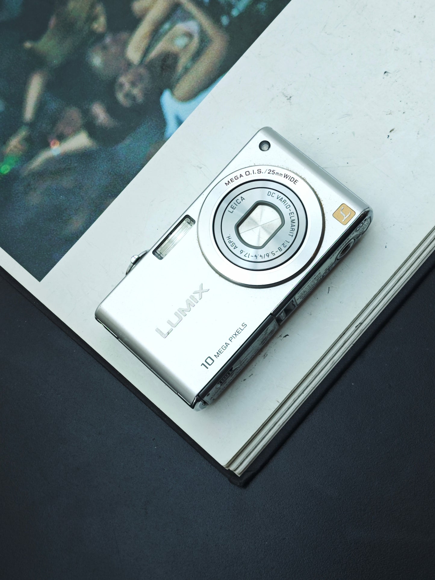 Used Panasonic Lumix DMC-FX35 silver Digital Camera [JPN only, No charger]
