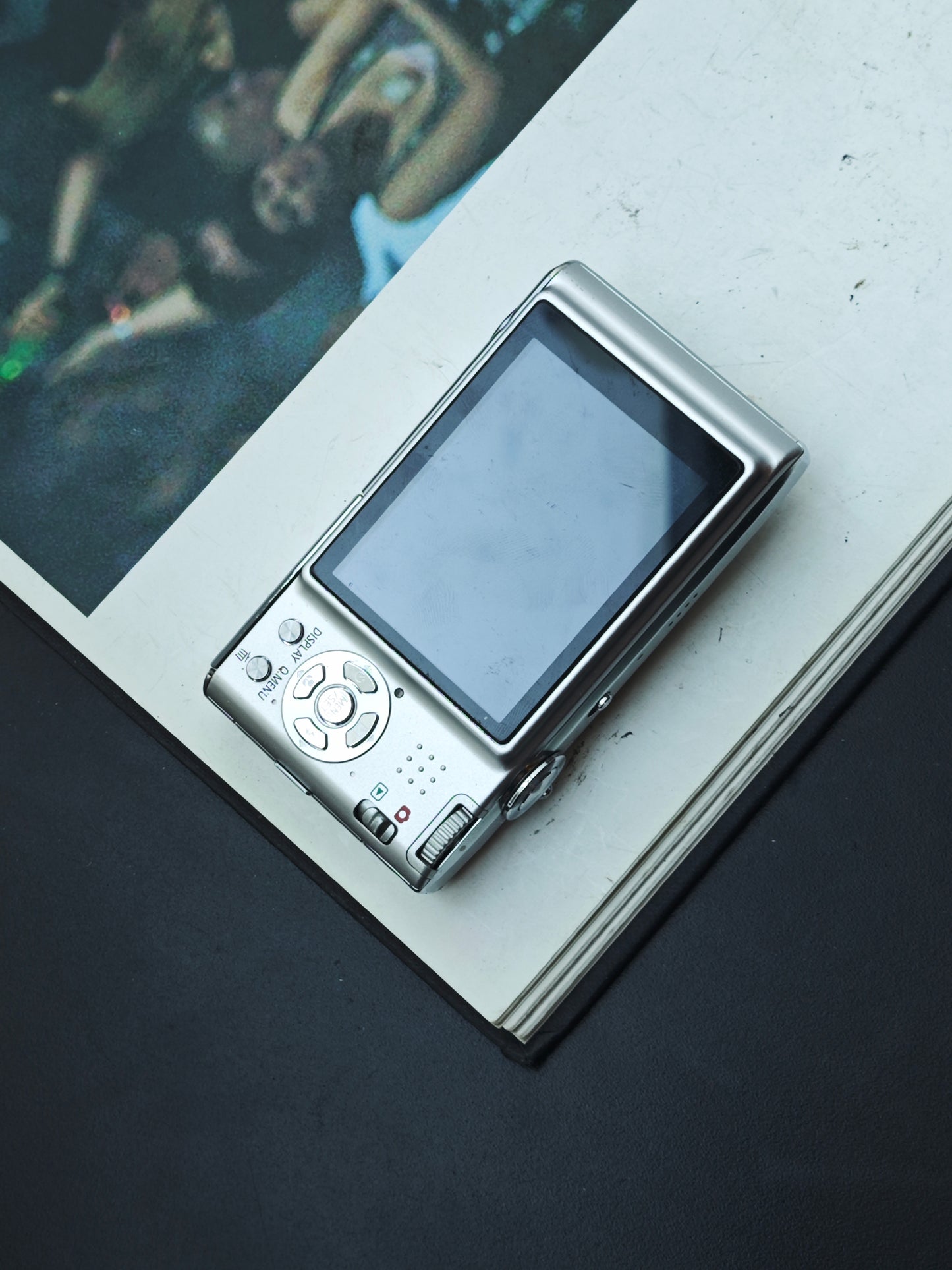 Used Panasonic Lumix DMC-FX35 silver Digital Camera [JPN only, No charger]