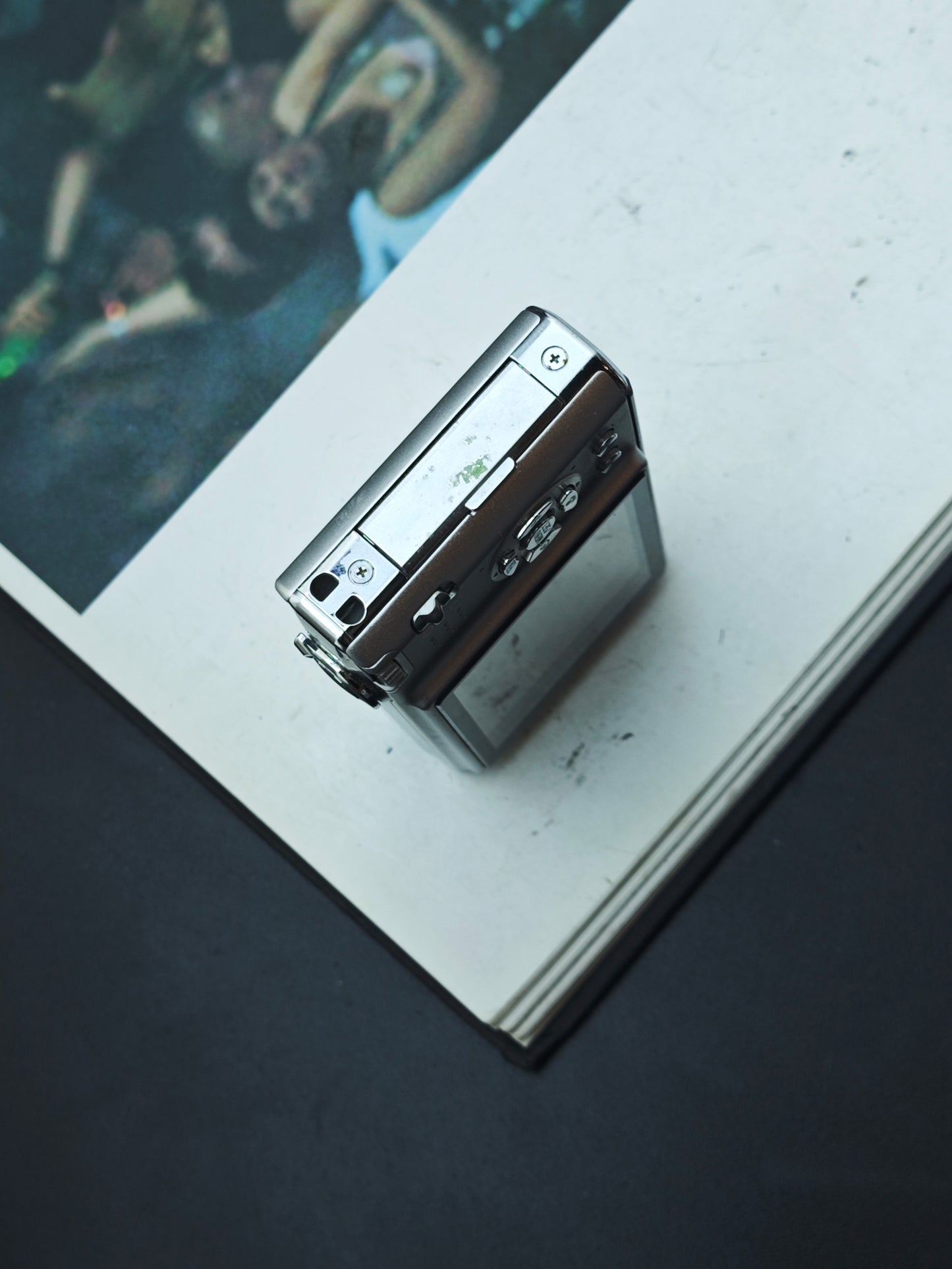 Used Panasonic Lumix DMC-FX35 silver Digital Camera [JPN only, No charger]