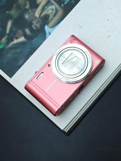 *DHL SHIPPING* Used Sony Cyber Shot DSC-WX350 pink Digital Camera [JPN only]