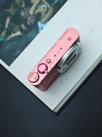 *DHL SHIPPING* Used Sony Cyber Shot DSC-WX350 pink Digital Camera [JPN only]