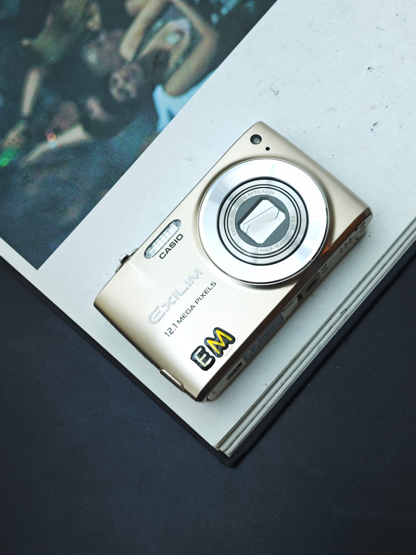 Used Casio EXILIM EX-Z400 gold Digital Camera [No charger]