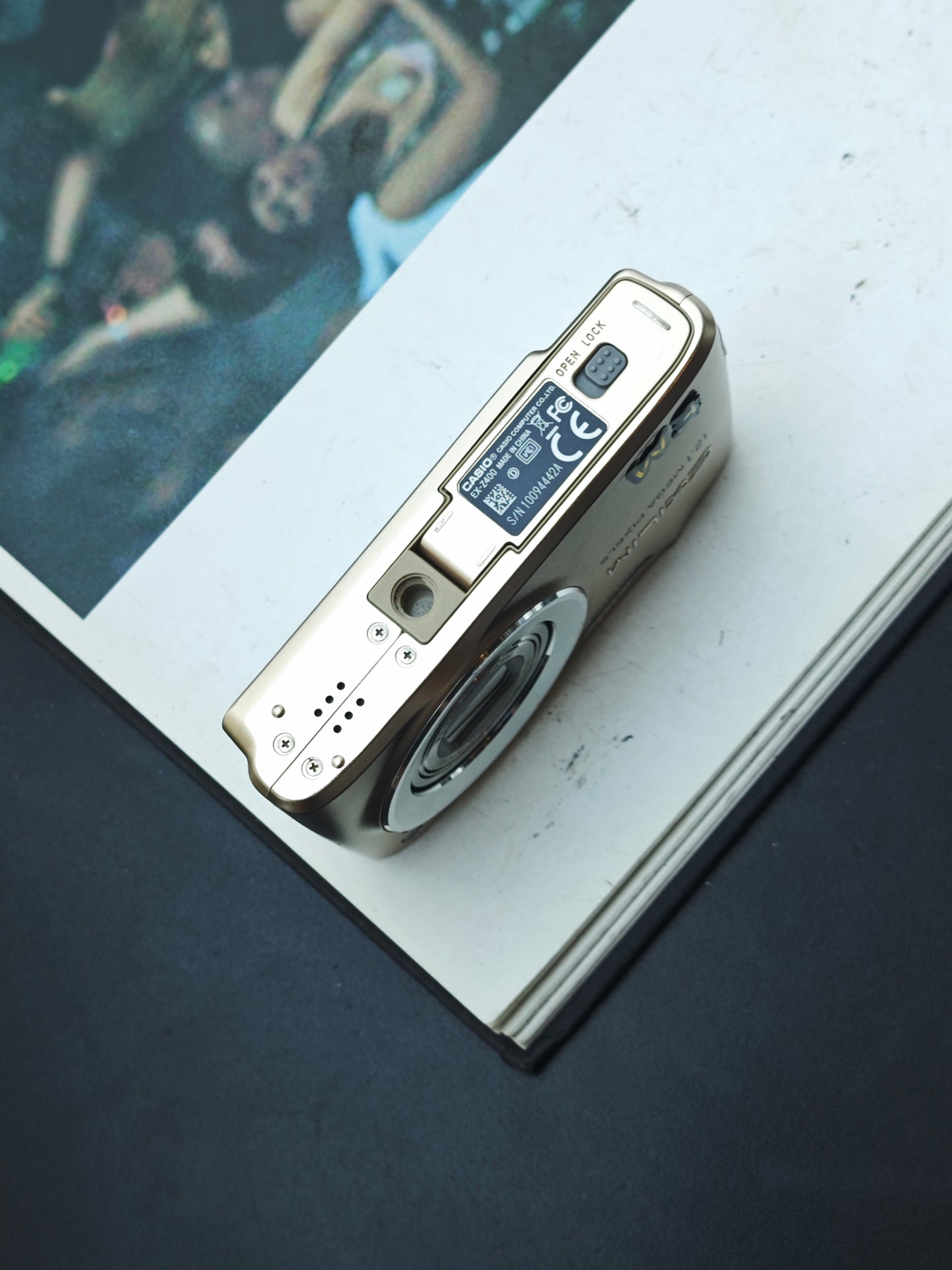 Used Casio EXILIM EX-Z400 gold Digital Camera [No charger]