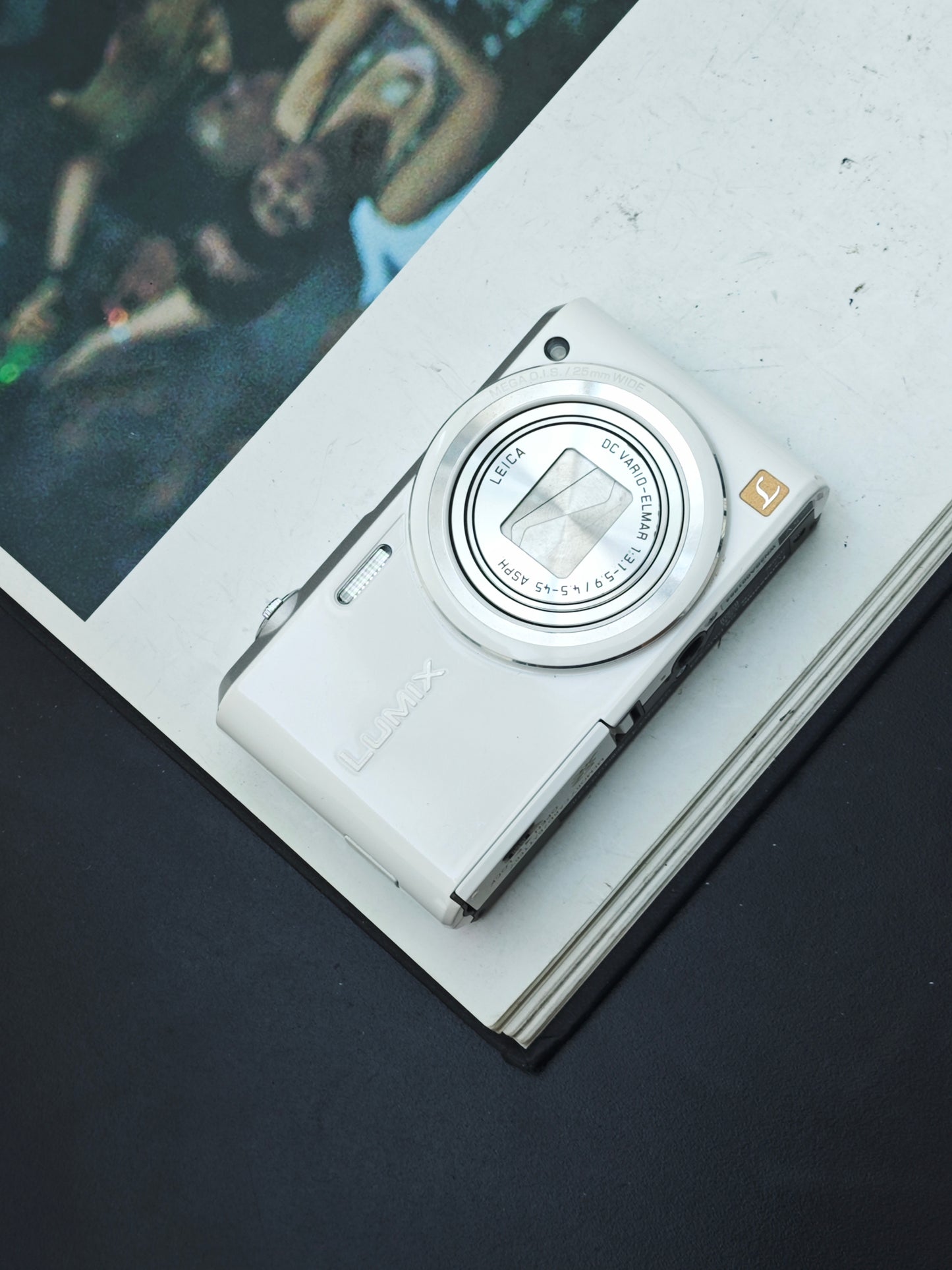 Used Panasonic Lumix DMC-SZ3 white Digital Camera [JPN only, No charger]