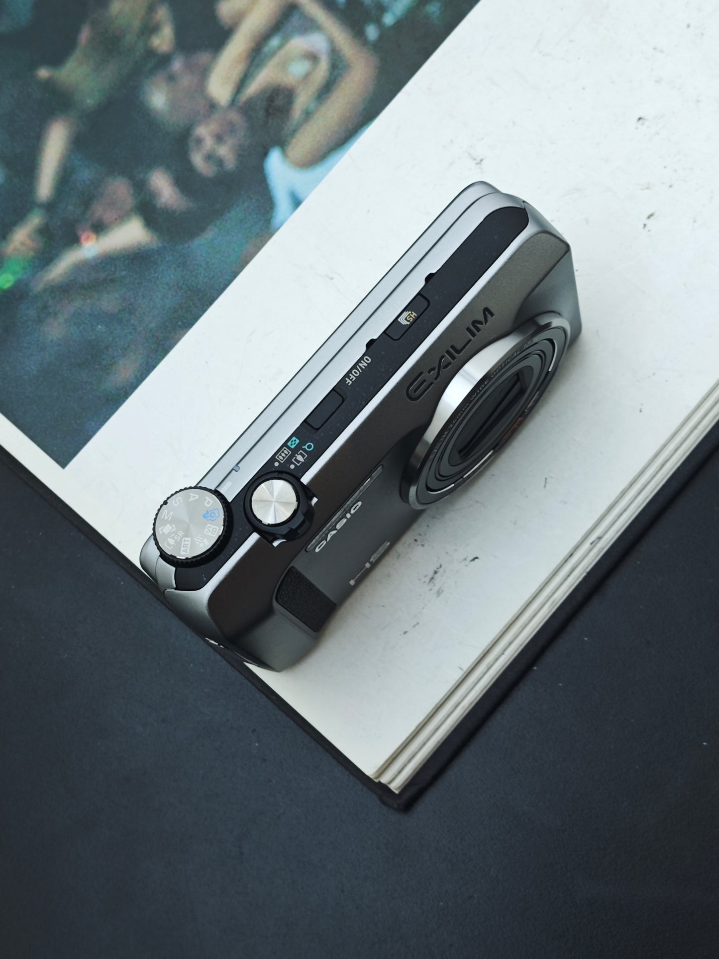 Used Casio EXILIM EX-ZR400 silver Digital Camera [No charger] #12010165A