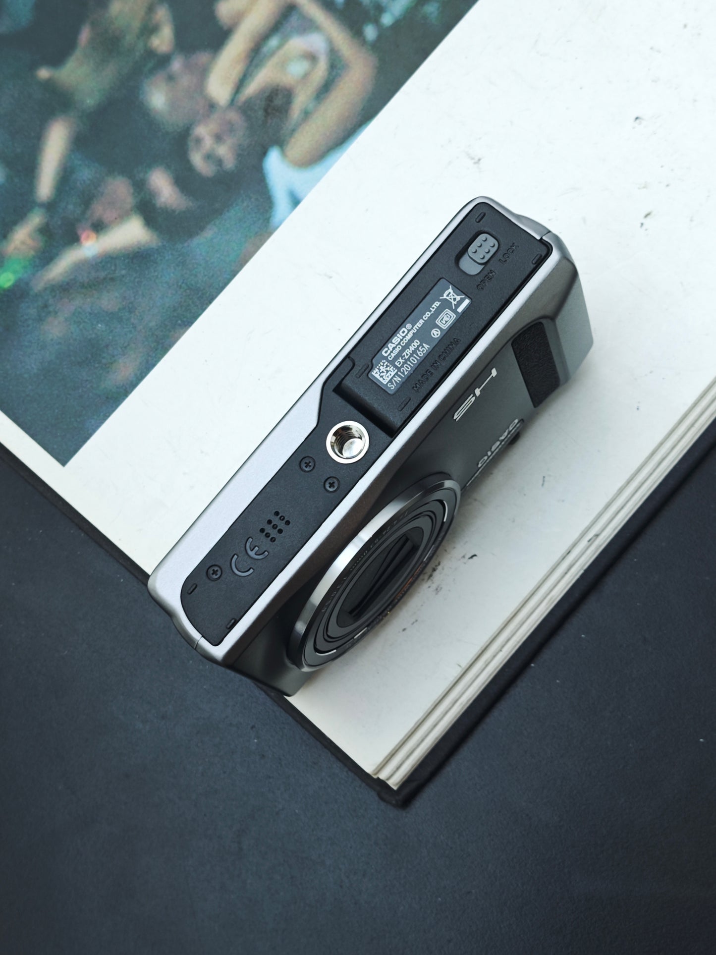 Used Casio EXILIM EX-ZR400 silver Digital Camera [No charger] #12010165A