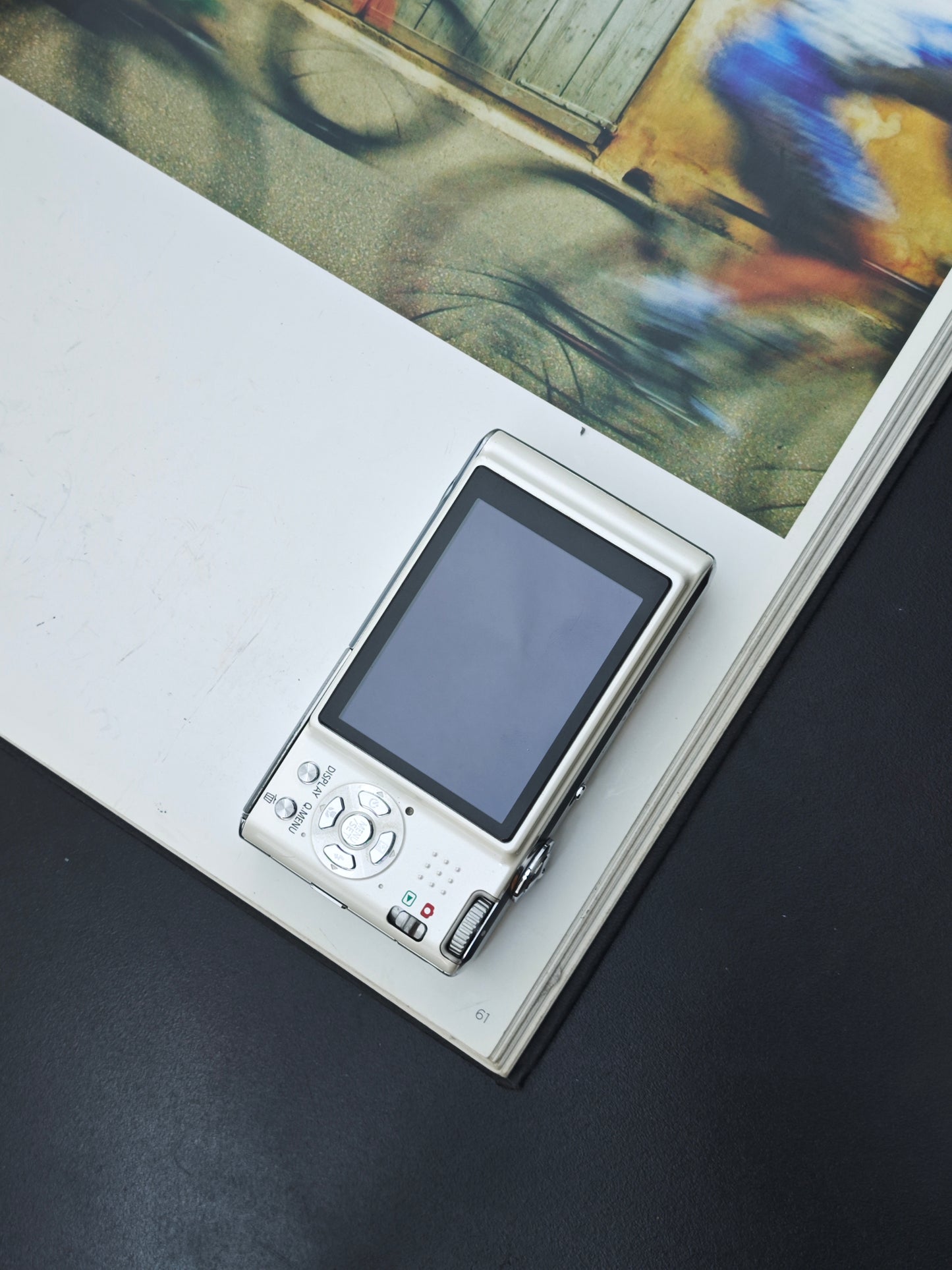 Used Panasonic Lumix DMC-FX37 white Digital Camera [JPN only, No charger]
