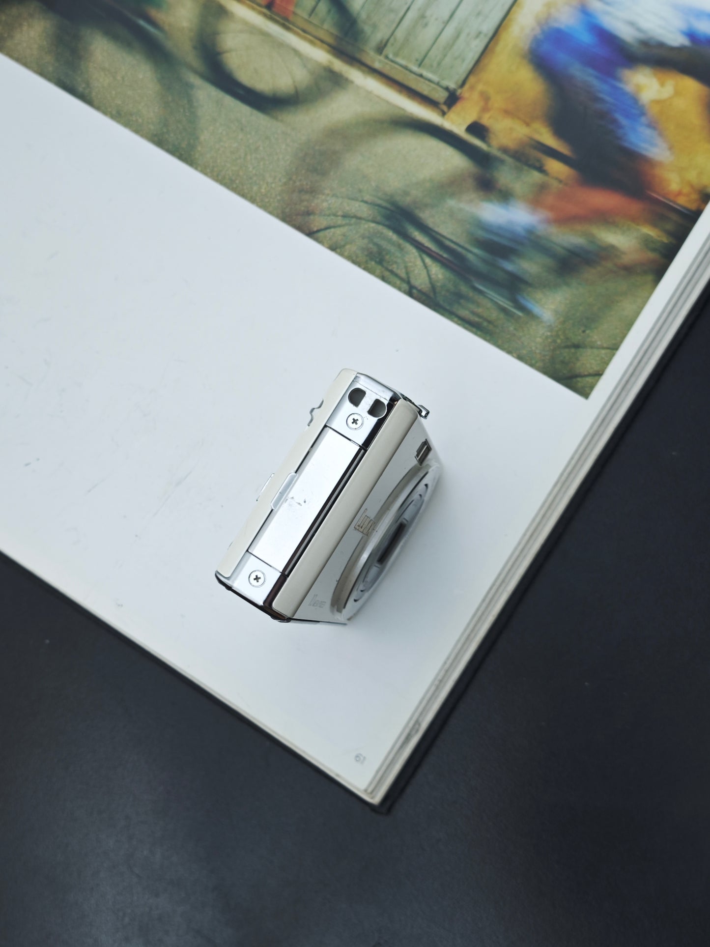 Used Panasonic Lumix DMC-FX37 white Digital Camera [JPN only, No charger]