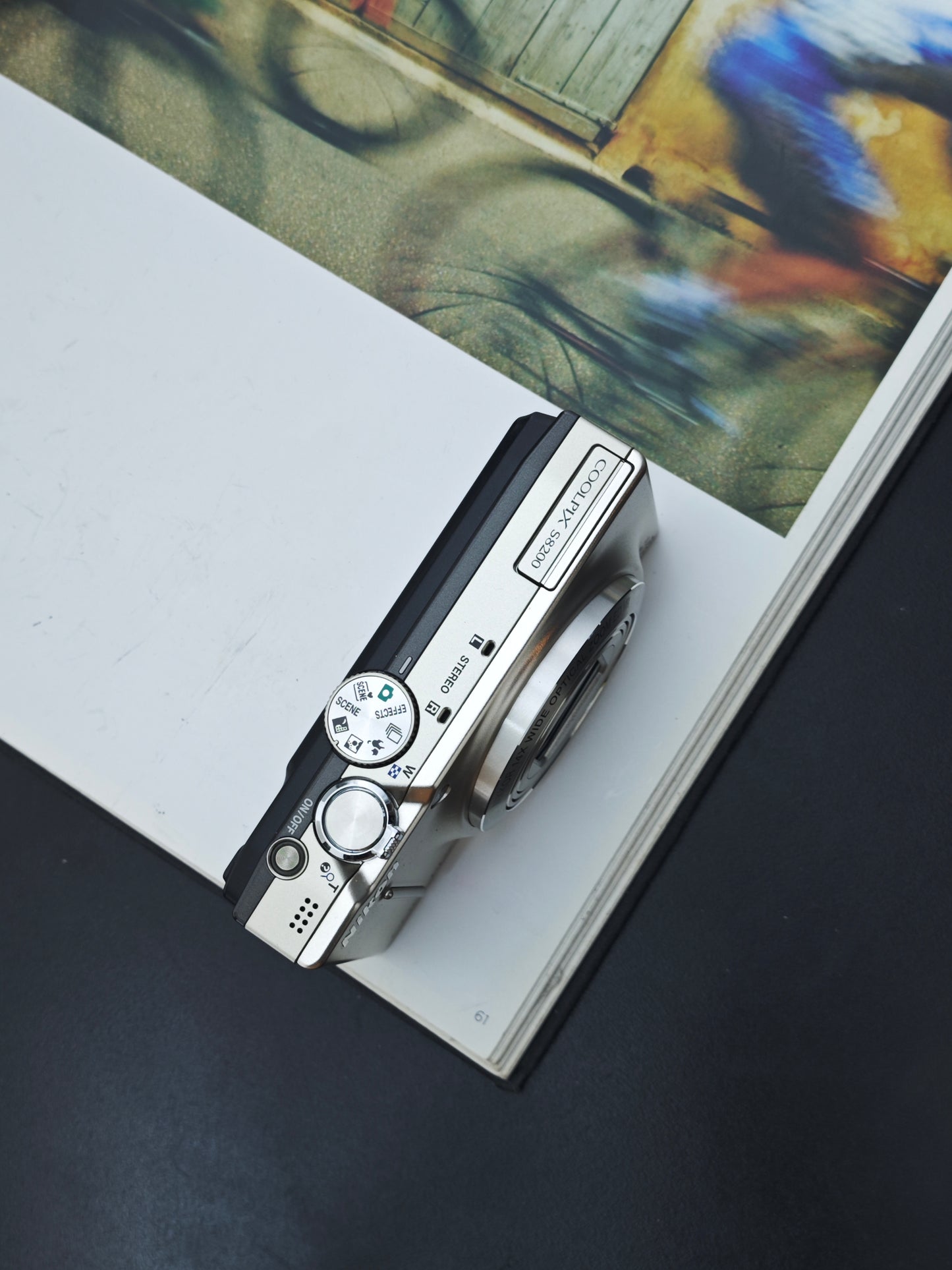 Used Nikon Coolpix S8200 silver Digital Camera [with box] #20006679