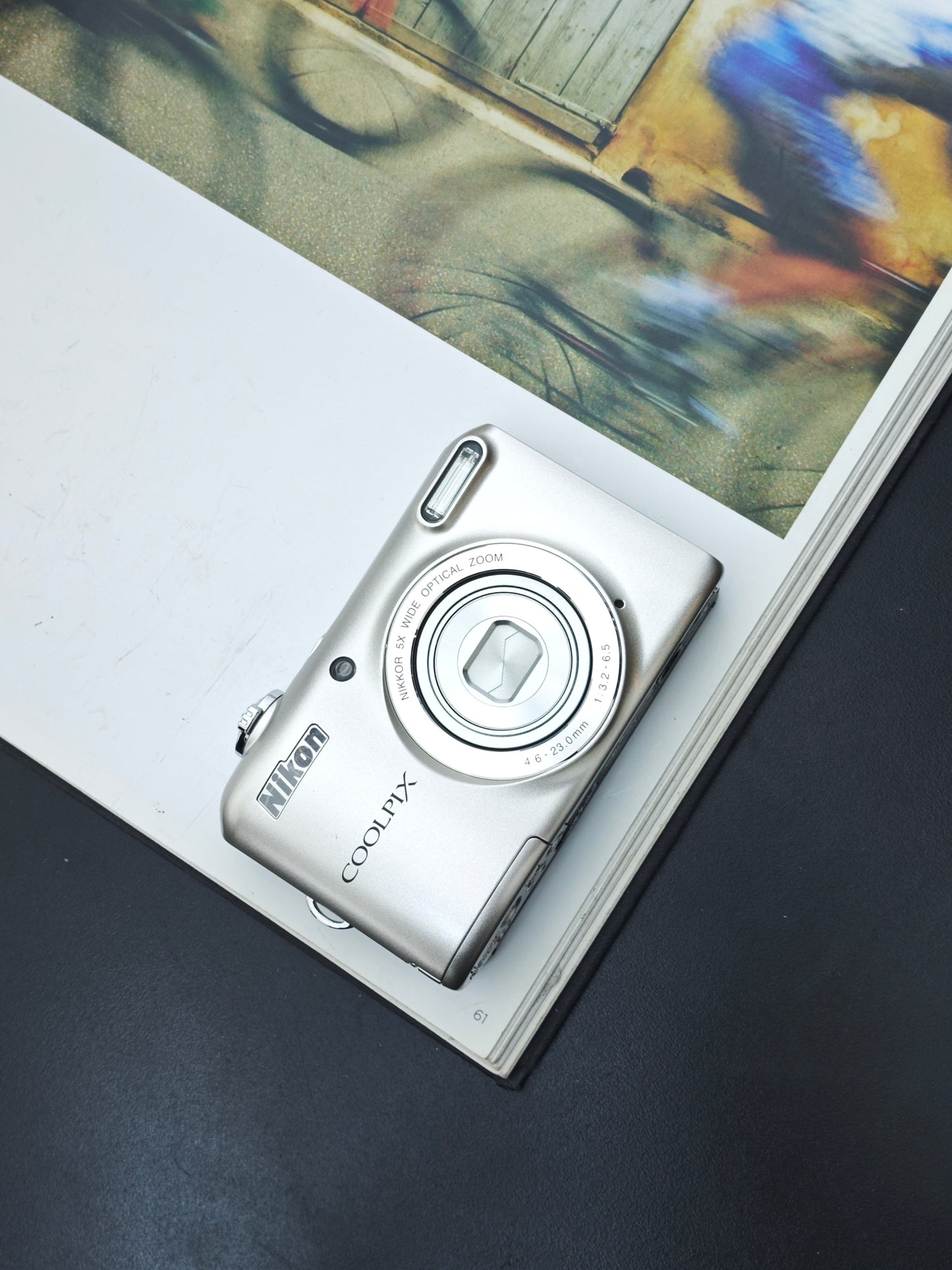 Used Nikon Coolpix L28 silver Digital Camera [with box]