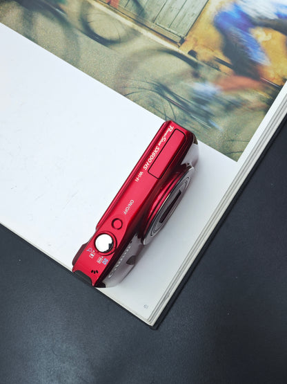 Used Canon PowerShot SX600 HS red Digital Camera [with box]