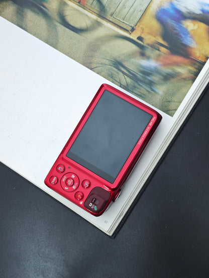 Used Canon PowerShot SX600 HS red Digital Camera [with box]