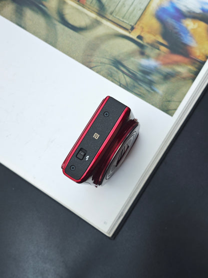 Used Canon PowerShot SX600 HS red Digital Camera [with box]