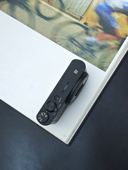 Used Sony Cyber Shot DSC-WX350 black Digital Camera [JPN only, No charger]