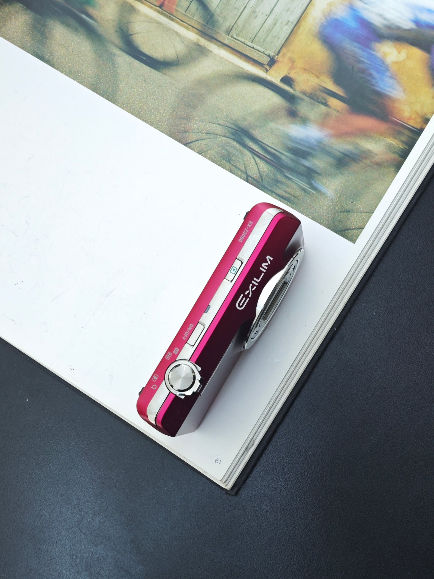 Used Casio EXILIM EX-Z3000 magenta Digital Camera [No charger]