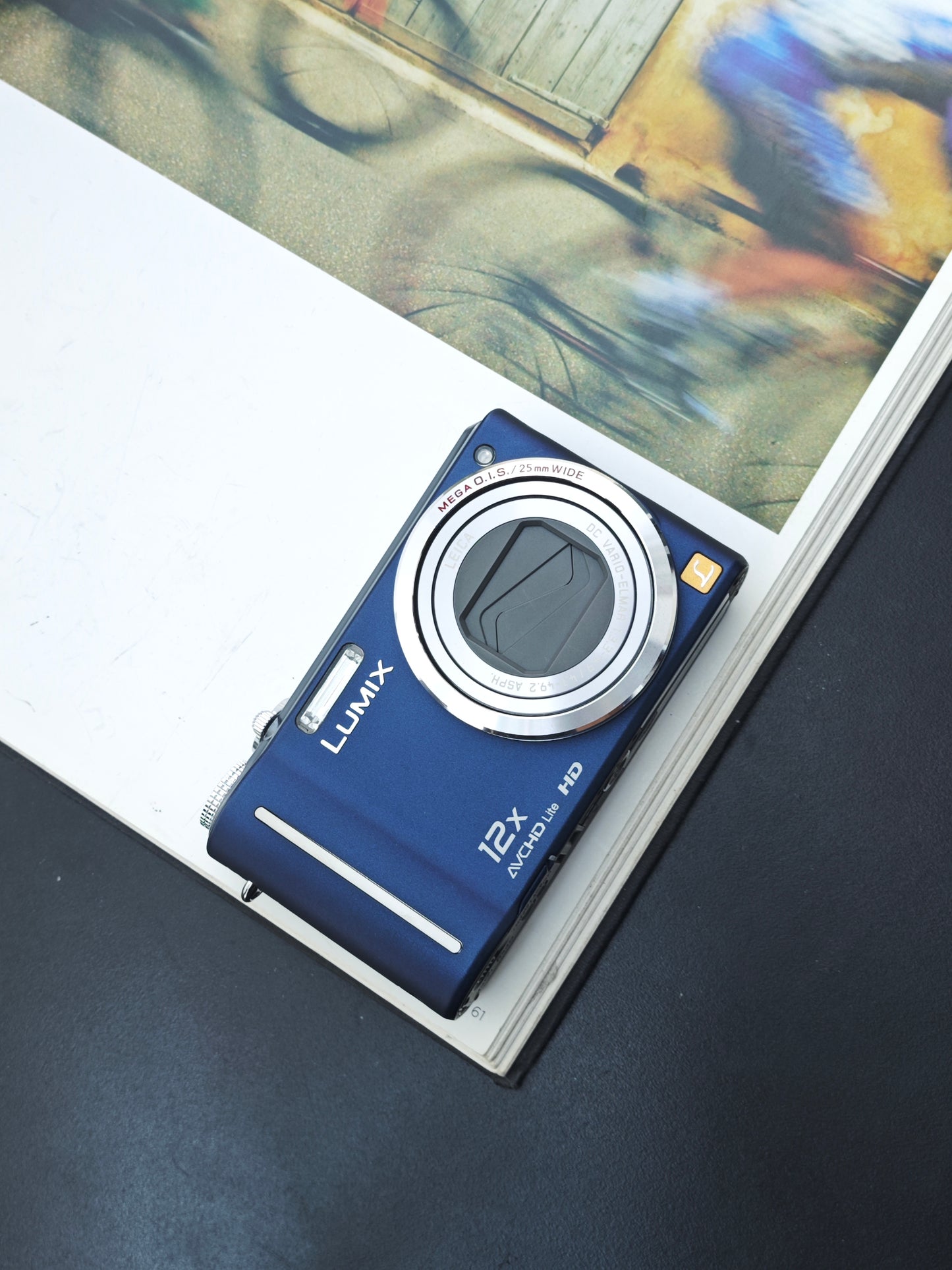 Used Panasonic Lumix DMC-TZ7 navy Digital Camera [JPN only, No charger]