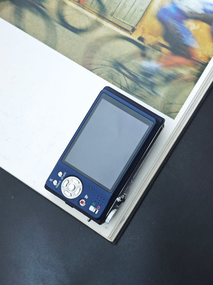 Used Panasonic Lumix DMC-TZ7 navy Digital Camera [JPN only, No charger]
