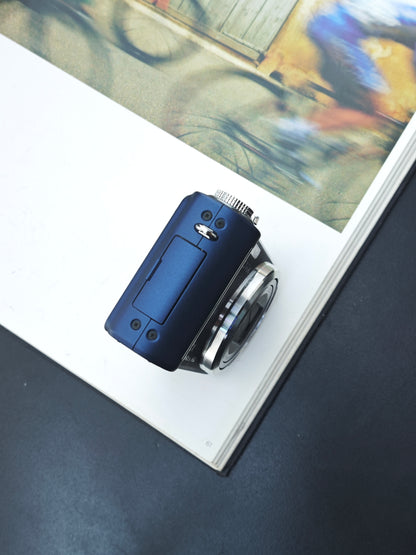 Used Panasonic Lumix DMC-TZ7 navy Digital Camera [JPN only, No charger]
