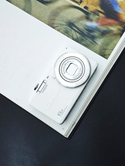 Used Casio EXILIM EX-Z31 white Digital Camera [No charger]