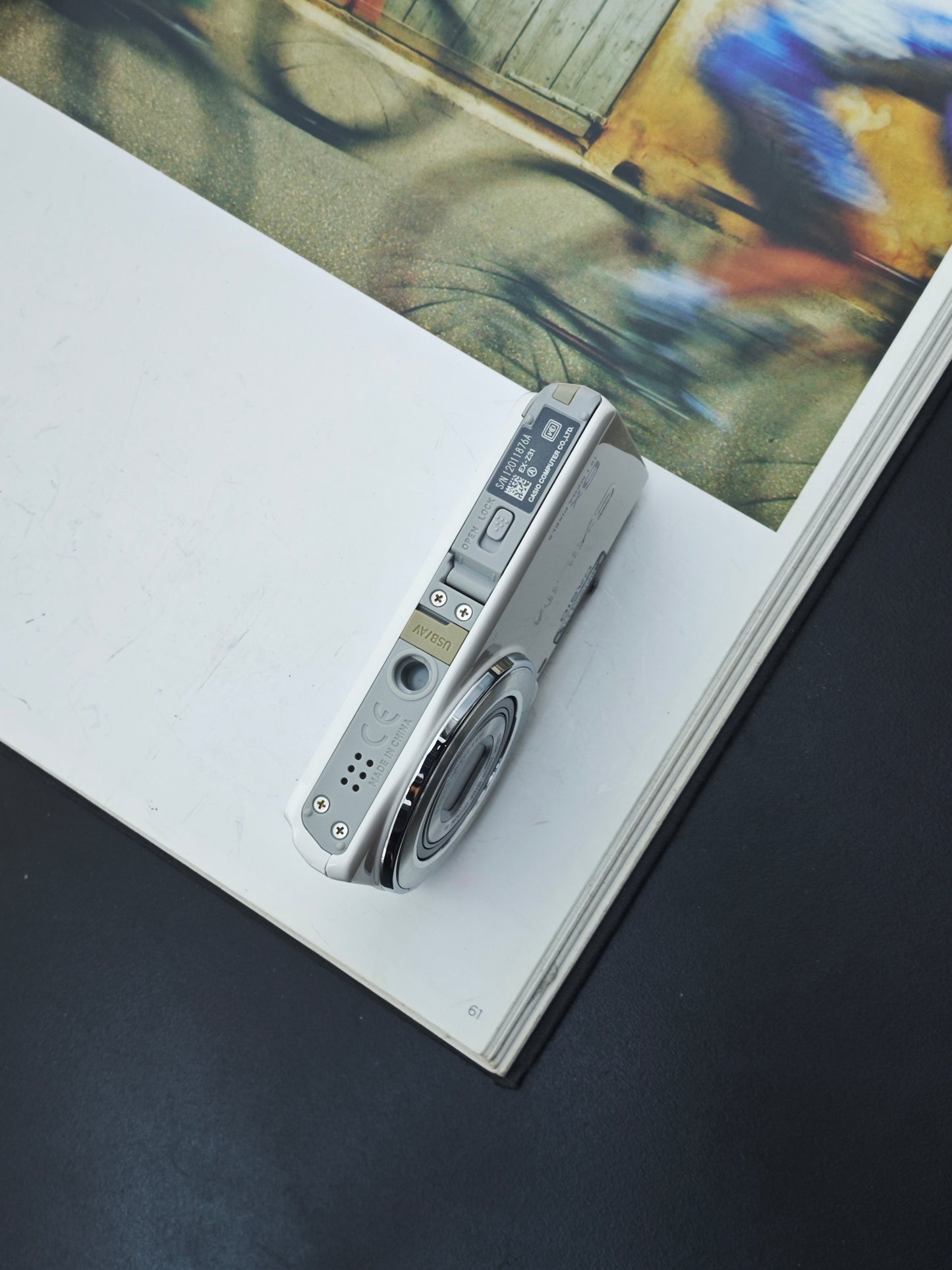 Used Casio EXILIM EX-Z31 white Digital Camera [No charger]