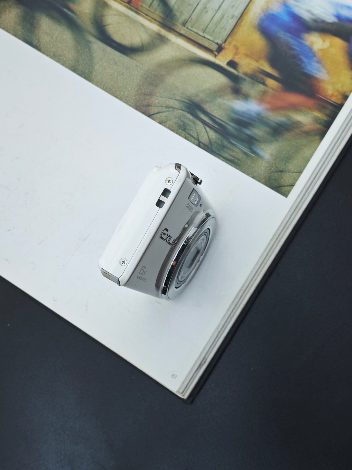 Used Casio EXILIM EX-Z31 white Digital Camera [No charger]