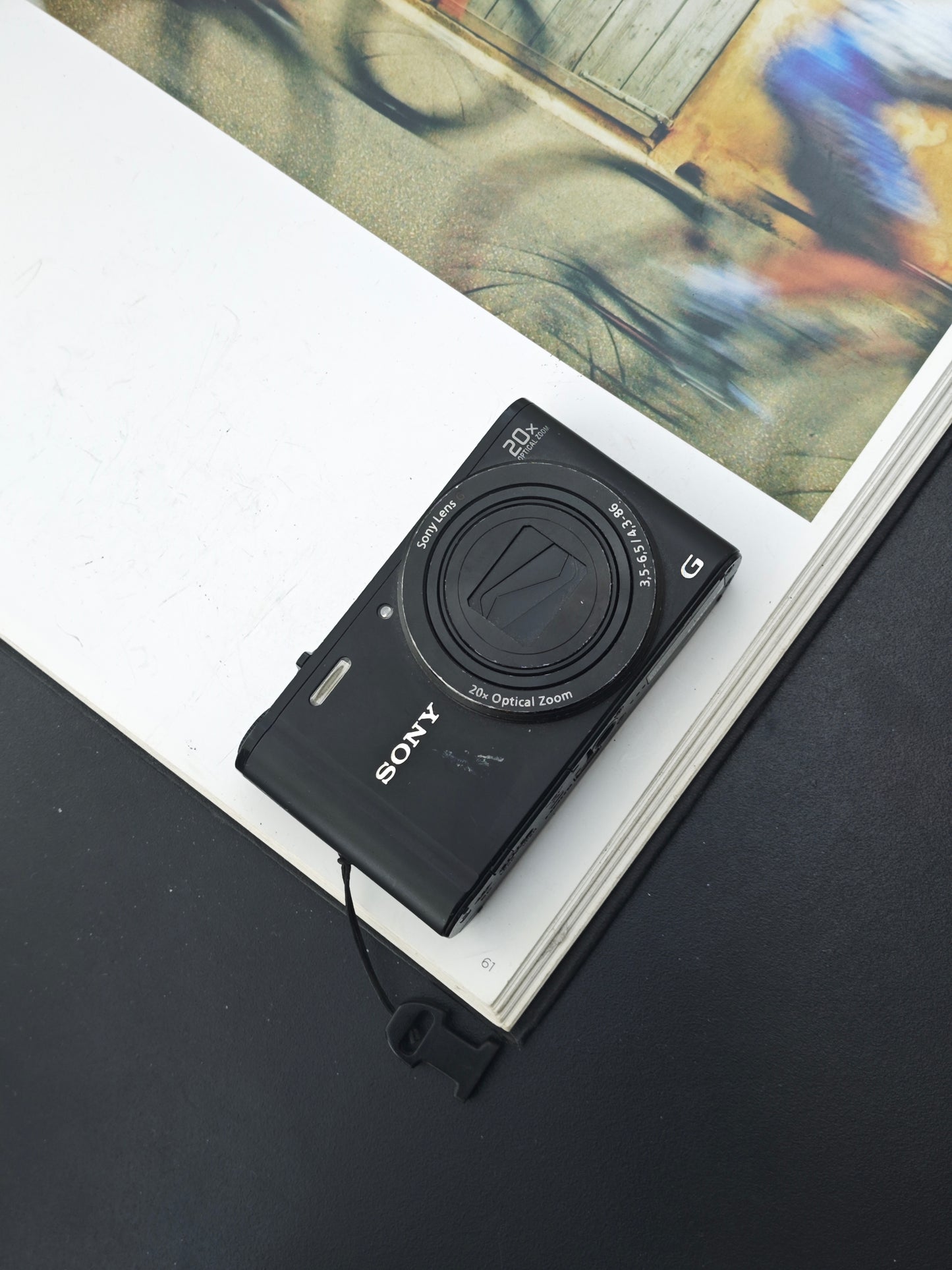Used Sony Cyber Shot DSC-WX350 black Digital Camera [JPN only, No charger] #0510883