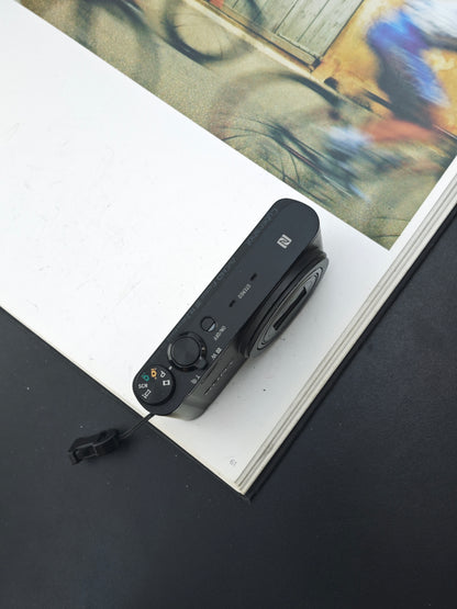 Used Sony Cyber Shot DSC-WX350 black Digital Camera [JPN only, No charger] #0510883