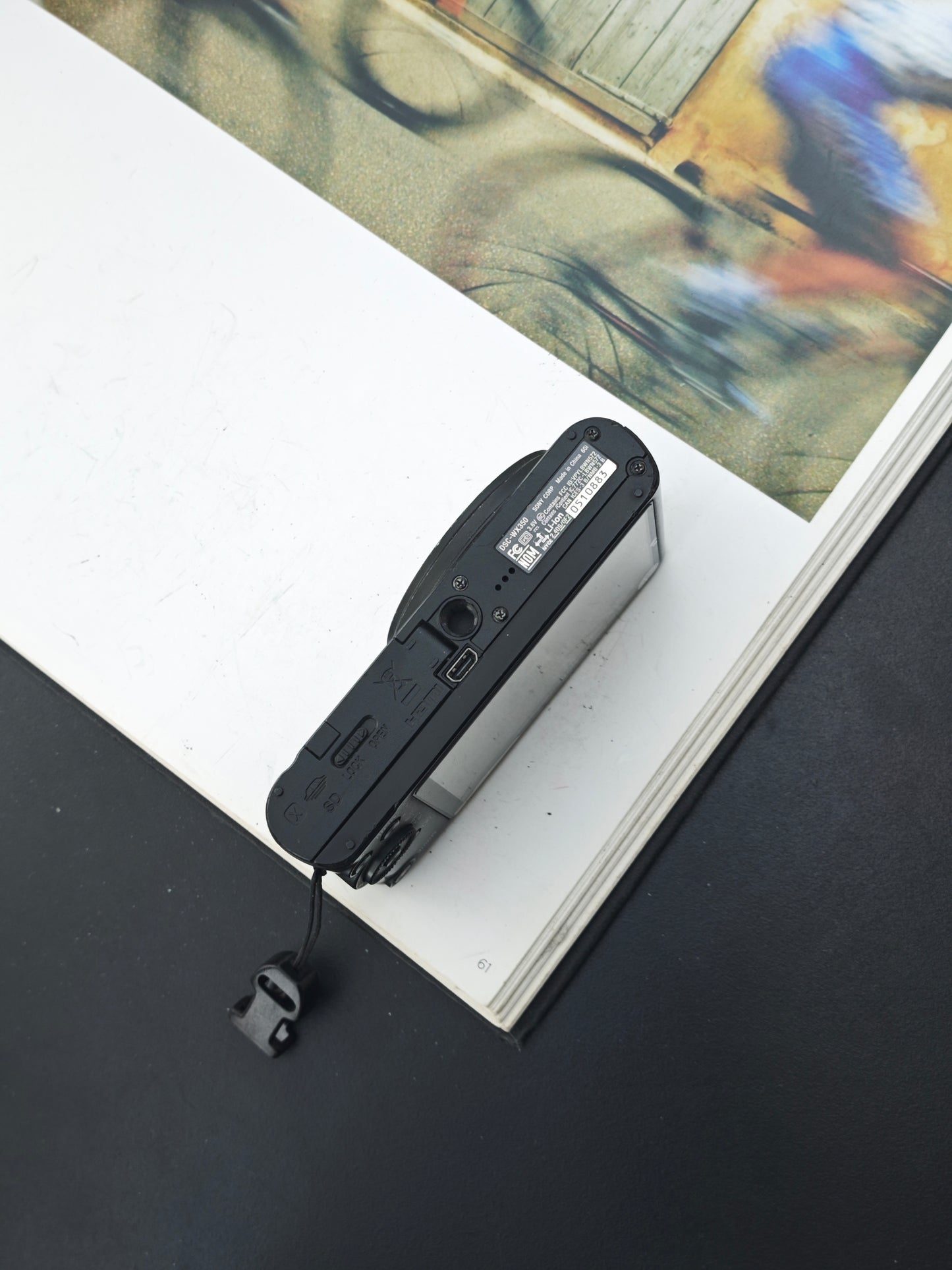 Used Sony Cyber Shot DSC-WX350 black Digital Camera [JPN only, No charger] #0510883