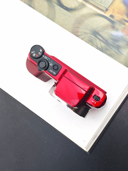Used Casio EXILIM EX-H60 red Digital Camera [No charger]
