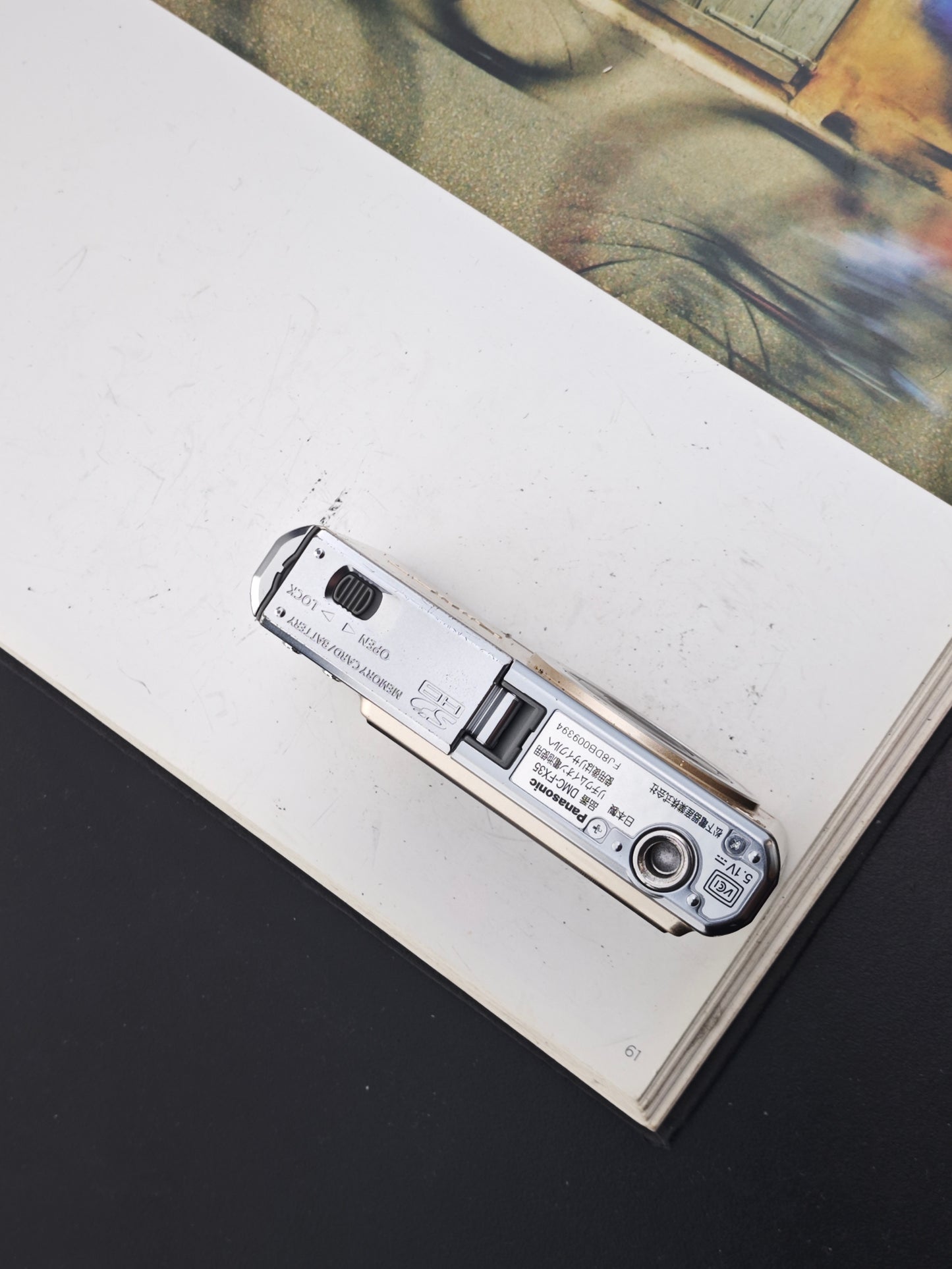 Used Panasonic Lumix DMC-FX35 gold Digital Camera [JPN only, No charger]
