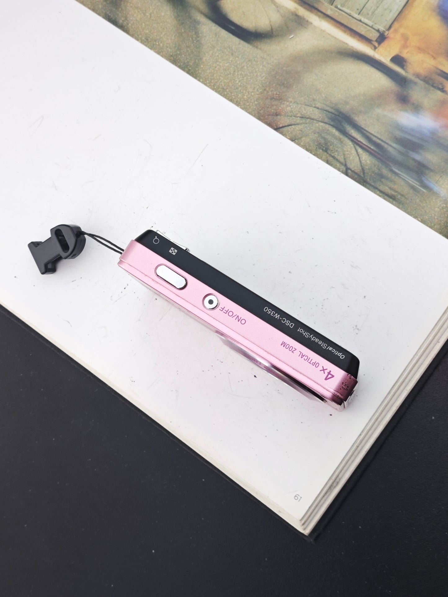 Used Sony Cyber-shot DSC-W350 pink Digital Camera [JPN only, No charger]