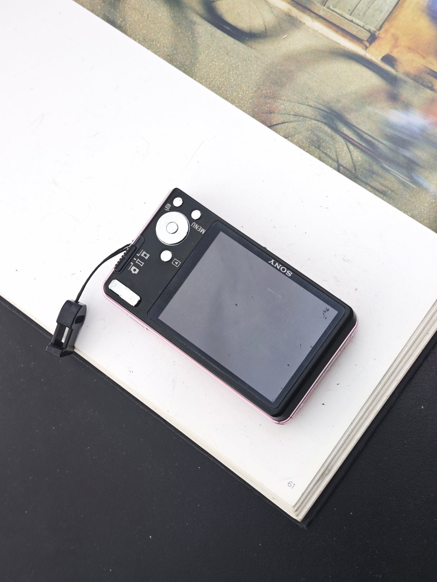 Used Sony Cyber-shot DSC-W350 pink Digital Camera [JPN only, No charger]