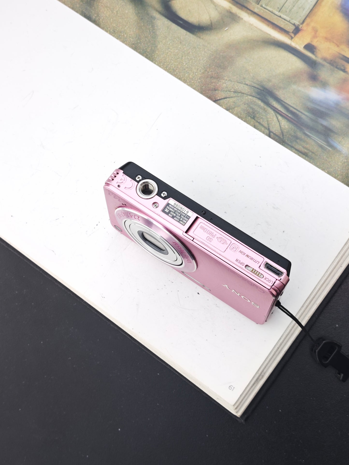 Used Sony Cyber-shot DSC-W350 pink Digital Camera [JPN only, No charger]