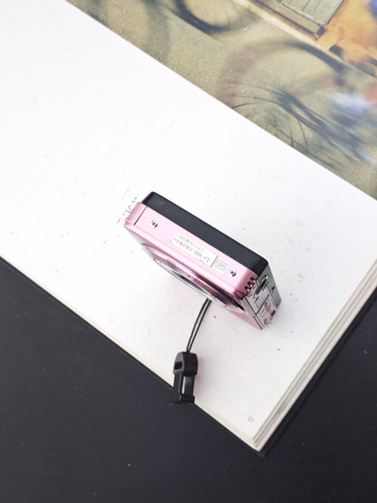 Used Sony Cyber-shot DSC-W350 pink Digital Camera [JPN only, No charger]