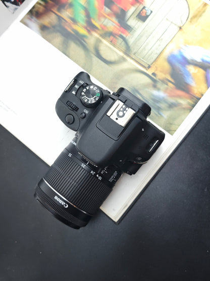 Used Canon EOS Kiss X7 with Canon Lens EF-S 18-55mm F3.5-5.6 IS STM [with box]