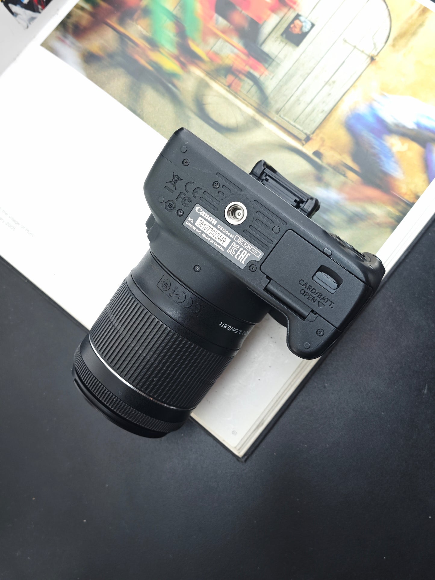Used Canon EOS Kiss X7 with Canon Lens EF-S 18-55mm F3.5-5.6 IS STM [with box]