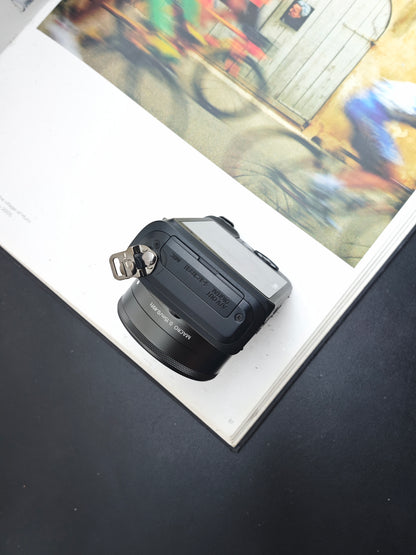 Used Canon EOS M with EF-M 22mm F2 STM and EF-M 18-55mm F3.5-5.6 IS STM (+Canon Speedlite 90EX)