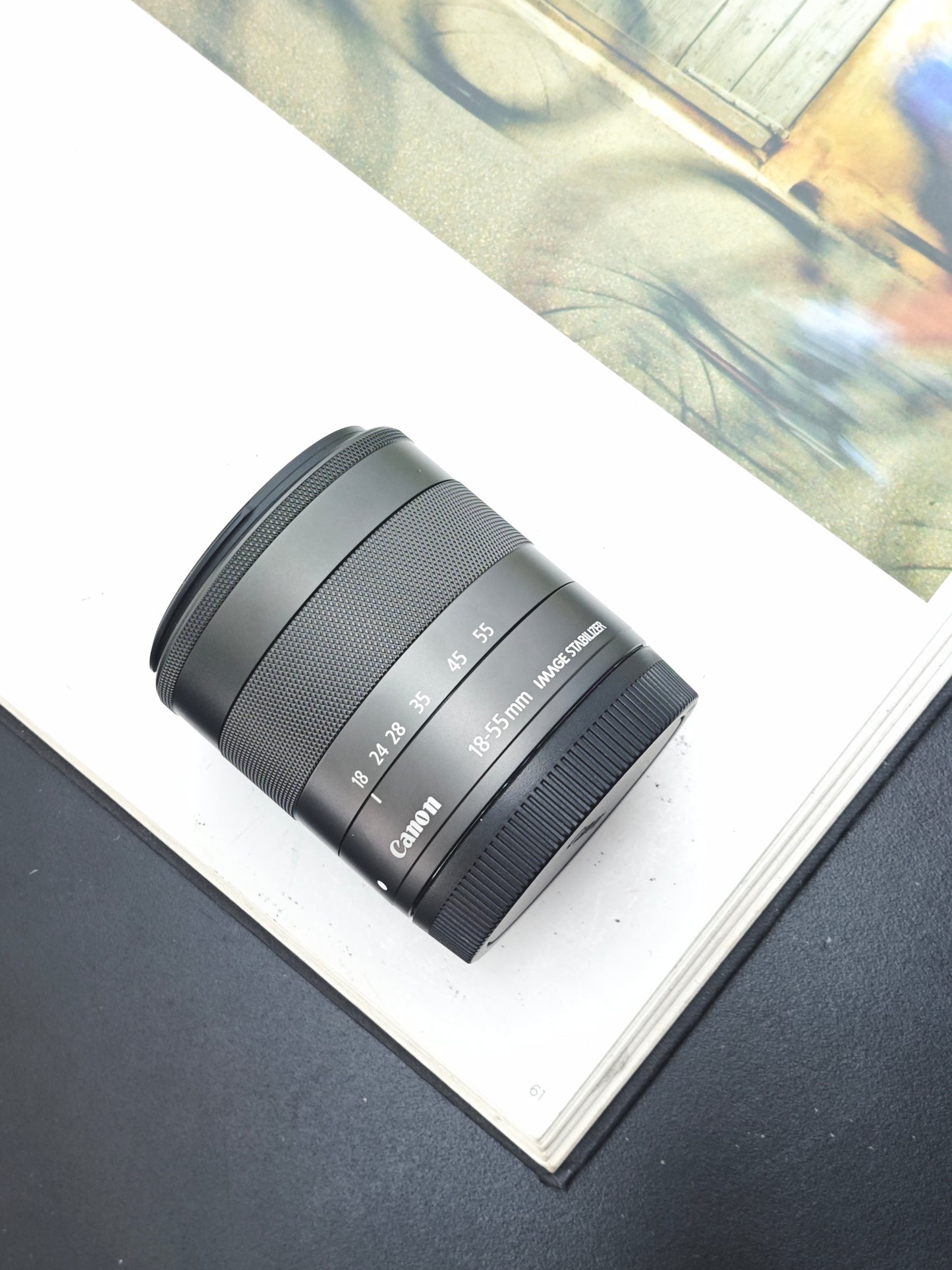 Used Canon EOS M with EF-M 22mm F2 STM and EF-M 18-55mm F3.5-5.6 IS STM (+Canon Speedlite 90EX)