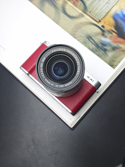 Used Fujifilm X-A1 Red Rouge with Double Zoom kit Digital Camera