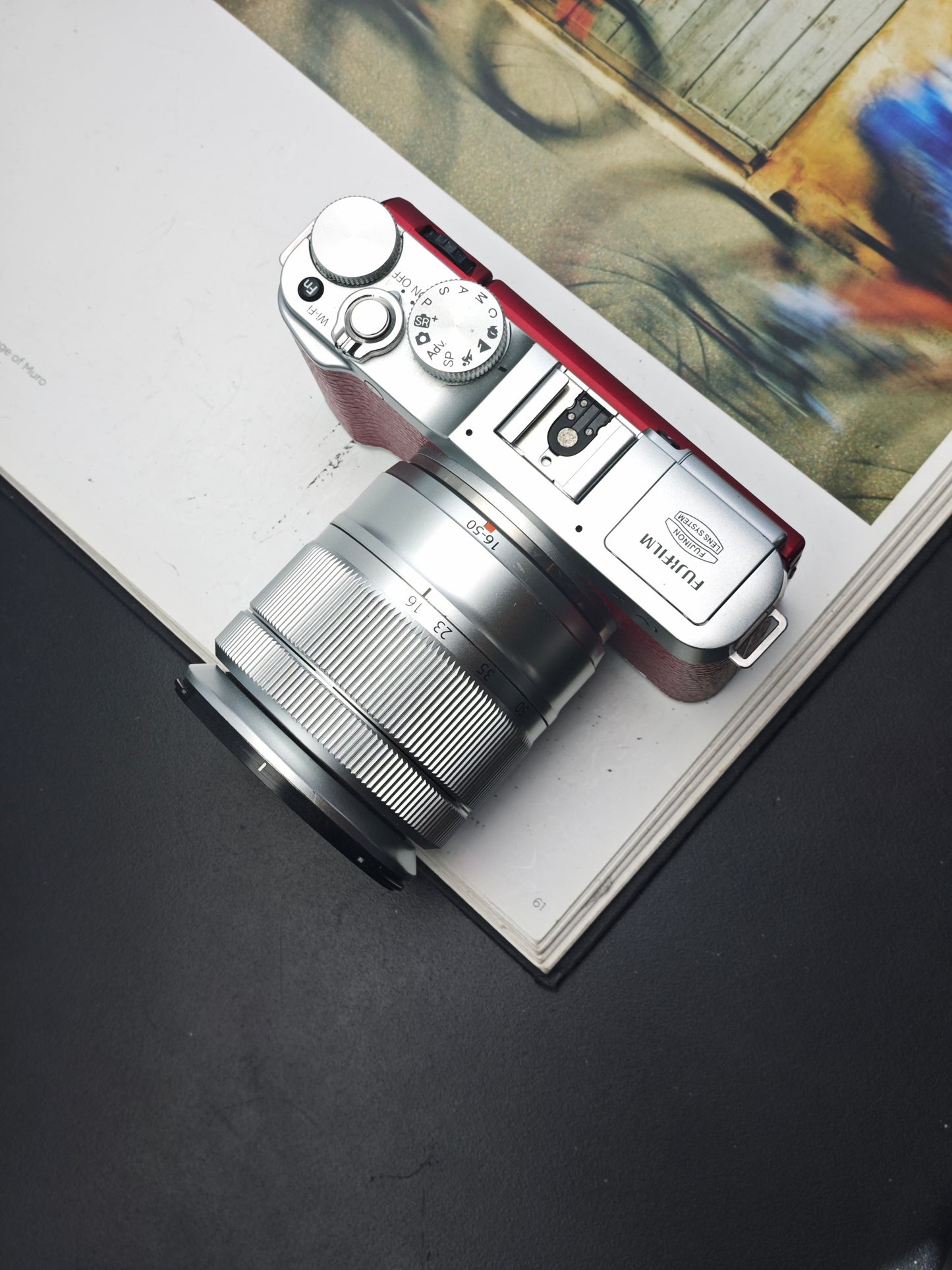 Used Fujifilm X-A1 Red Rouge with Double Zoom kit Digital Camera