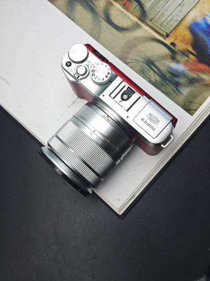 Used Fujifilm X-A1 Red Rouge with Double Zoom kit Digital Camera