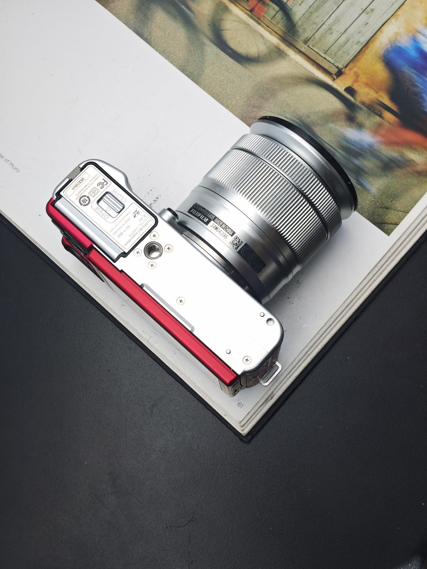 Used Fujifilm X-A1 Red Rouge with Double Zoom kit Digital Camera