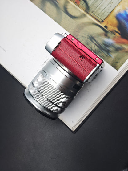 Used Fujifilm X-A1 Red Rouge with Double Zoom kit Digital Camera